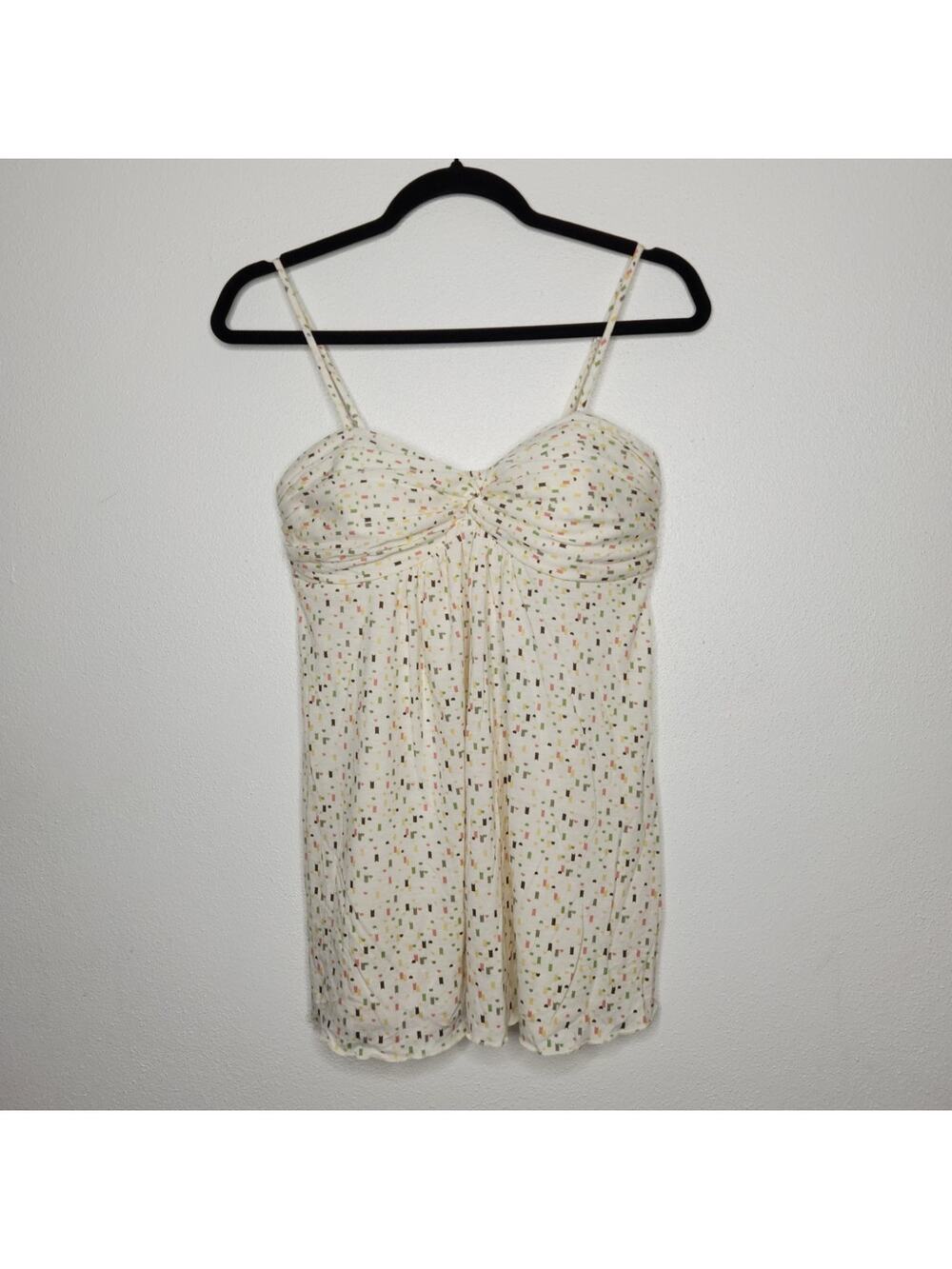 NWT Vintage y2k No Boundaries Tank Top Cami Bella Swan Core Shirt Abstract Art